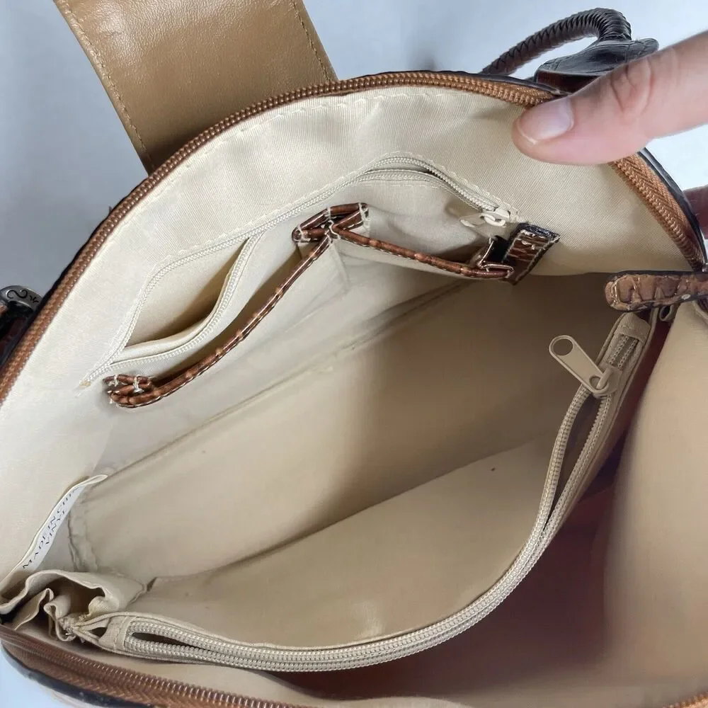 Vintage Western Purse Cream‎ and Brown